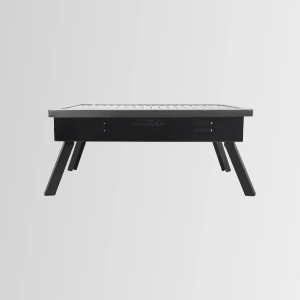 Nurgaz Ng-Kmb Kara Mangal Büyük Boy Katlanır Ayaklı Çantalı - 4