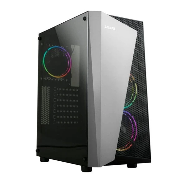 ZALMAN S4 PLUS(BL) 4-RGB FANLI GAMING MID-TOWER PC KASASI ürün görseli