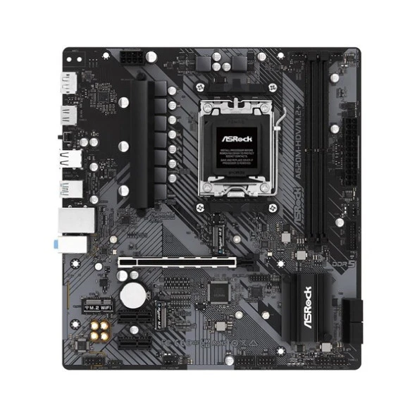ASROCK A620M-HDV/M.2+ DDR5 HDMI-DP TYPE-C PCIE 4.0 AM5 mATX - 2