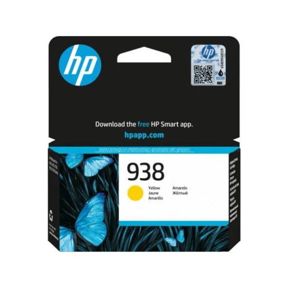 Hp 4S6x7pe (938) Sarı Murekkep Kartusu - 1