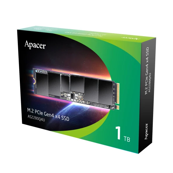 APACER 1TB AP2TBAS2280Q4U-1 7400-7000MB/s M2 NVME GEN4 DİSK SOĞUTUCULU
