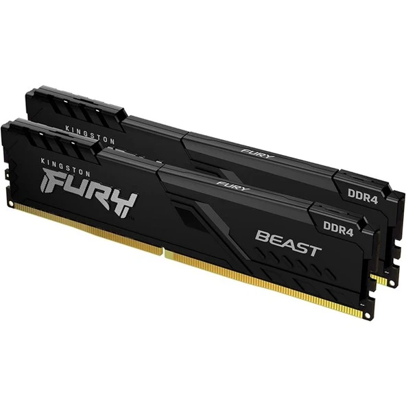 KINGSTON 32GB (2X 16GB) DDR4 3600MHZ CL18 DUAL KIT PC RAM BEAST KF436C18BBK2/32TR - Resim 2