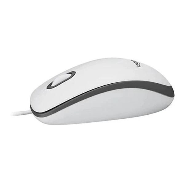LOGITECH M100 Kablolu Mouse Beyaz 910-006764 - Resim 2