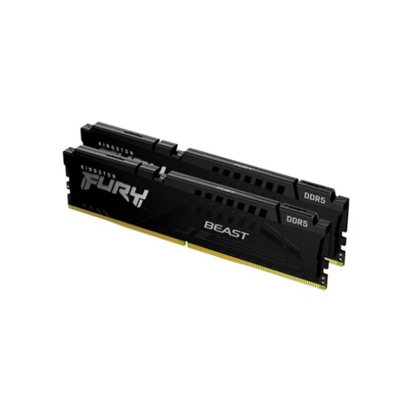 KINGSTON 64GB (2X 32GB) DDR5 5600MHZ CL36 DUAL KIT PC RAM BEAST EXPO KF556C36BBEK2-64TR - Resim 2