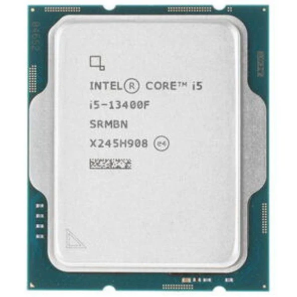 INTEL CORE i5 13400F 30MB 10çekirdekli VGA YOK 1700p 65w Kutusuz+Fansız