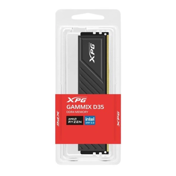 XPG 16GB DDR4 3200MHZ CL16 PC RAM GAMMIX D35 AX4U320016G16A-SBKD35 - Resim 4