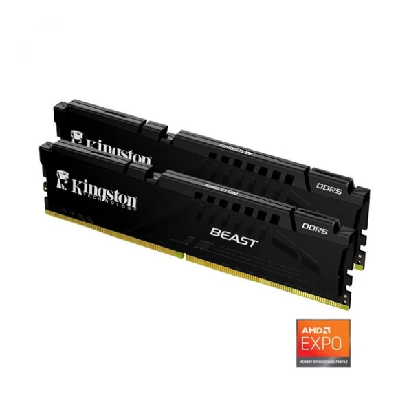 KINGSTON 64GB (2X 32GB) DDR5 6000MHZ CL30 DUAL KIT PC RAM BEAST EXPO KF560C30BBEK2-64TR