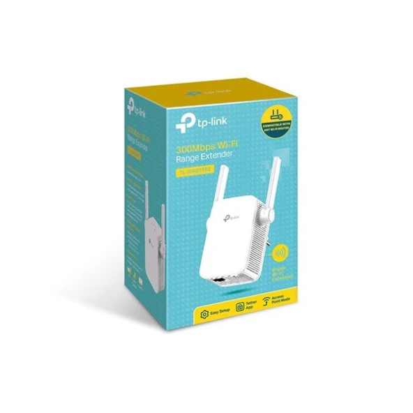 TP-LINK TL-WA855RE N300 Menzil Genişletci Priz Tip Antenli - Resim 3