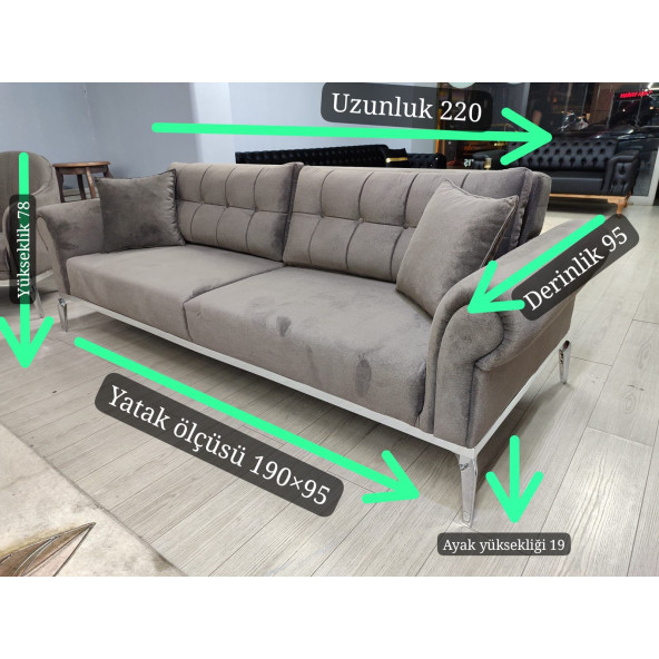 Zerafet Chester Koltuk Takımı - 6