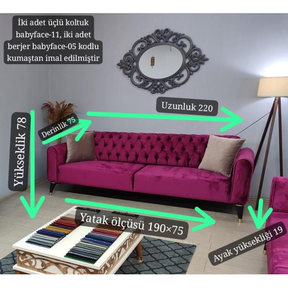 Mimoza Chester Koltuk Takımı - 4