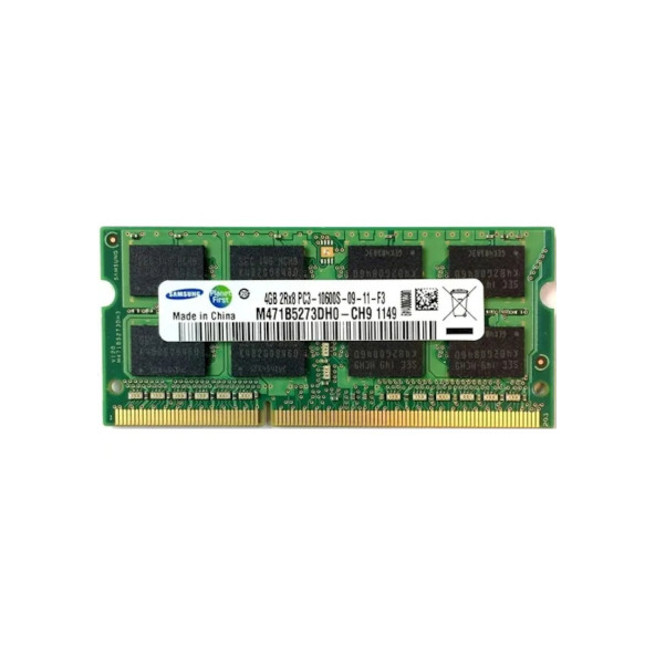 Samsung M471B5273DH0-CH9 4 GB 2Rx8 PC3-10600S-09-11-F3 1333 MHz DDR3 Notebook Ram