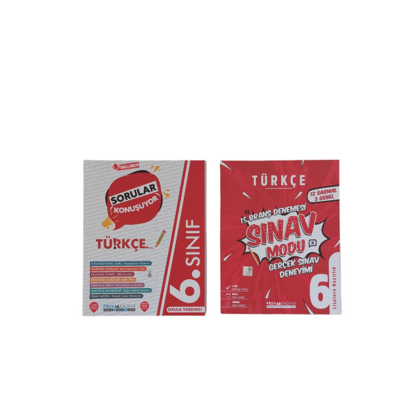 PRUVA AKADEMİ 6. SINIF 2Lİ TÜRKÇE SET