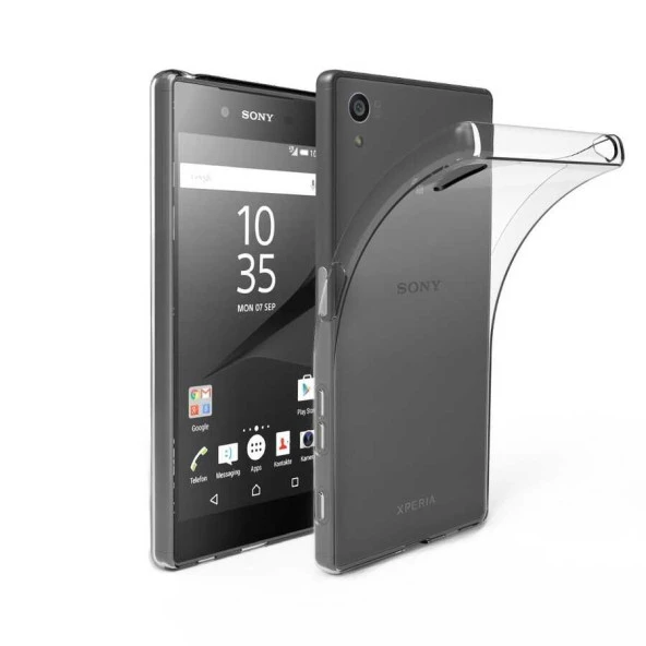 Sony Xperia Z5 Premium Şeffaf Kılıf Yumuşak İnce Tasarımlı Kapak (SÜPER)