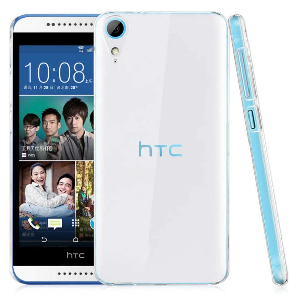 HTC Desire 830 Şeffaf Kılıf Yumuşak İnce Tasarımlı Kapak (SÜPER)