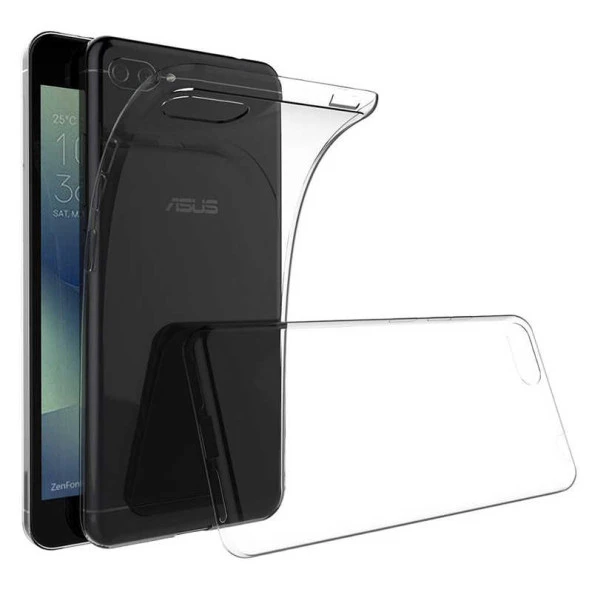 Asus Zenfone 4 Max ZC520KL Şeffaf Kılıf Yumuşak İnce Tasarımlı Kapak (SÜPER)