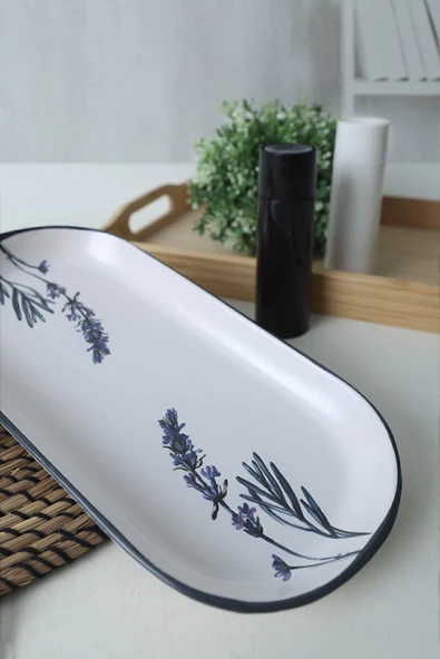 Keramika Keraart Çiçek Bahçesi Noyan Kayık Tabak 28 Cm 2 Adet 18942 - Resim 3