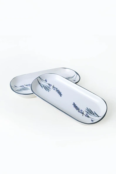 Keramika Keraart Çiçek Bahçesi Noyan Kayık Tabak 28 Cm 2 Adet 18942 - Resim 6