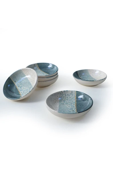 Keramika Keraart Colored Halka Sosluk / Çerezlik 13 Cm 6 Adet 19781 - 6