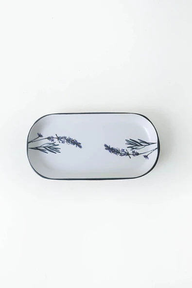 Keramika Keraart Çiçek Bahçesi Noyan Kayık Tabak 28 Cm 2 Adet 18942 - Resim 7