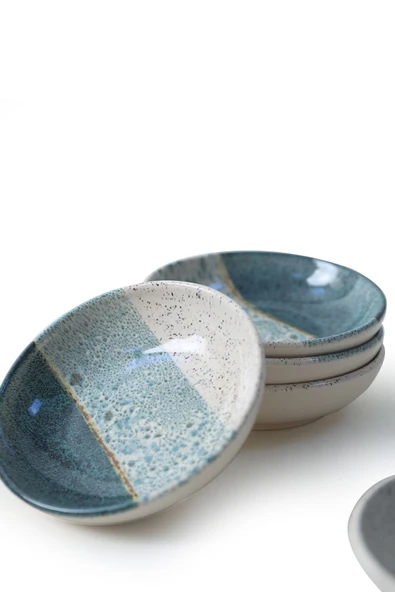 Keramika Keraart Colored Halka Sosluk / Çerezlik 13 Cm 6 Adet 19781 - 5