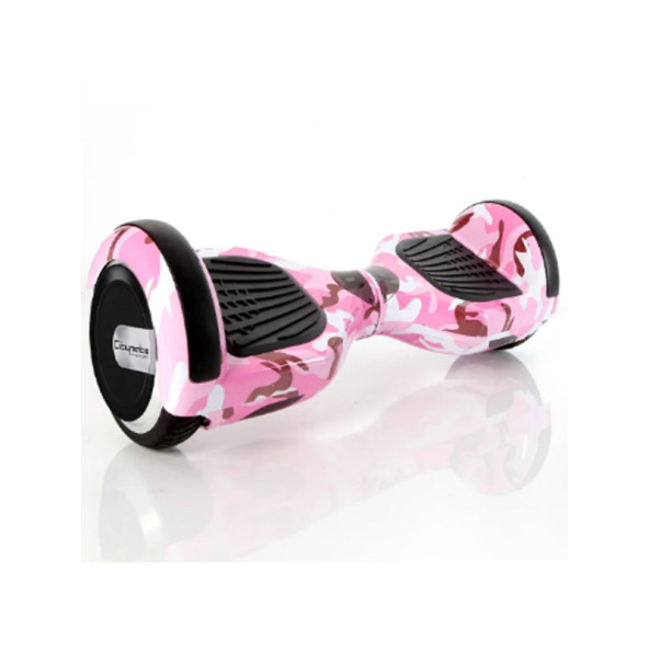 CityMate Elektrikli Kaykay Scooter Hoverboard 6.5 Inch Yaprak Grafity Desenli Akıllı D05