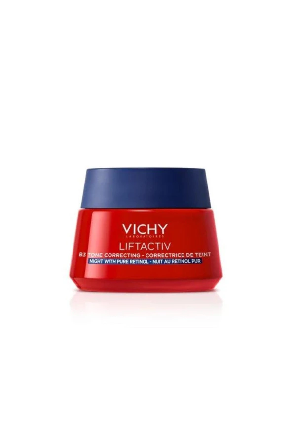 VICHY Liftactiv B3 Cilt Tonu Eşitleyici Retinol İçeren Gece Kremi 50 ML 3337875873086