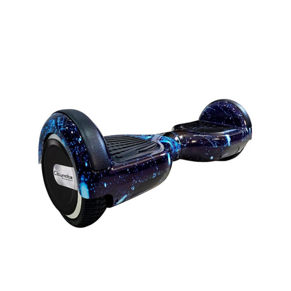 CityMate Elektrikli Kaykay Scooter Hoverboard 6.5 Inch Yaprak Grafity Desenli Akıllı D012 - 4