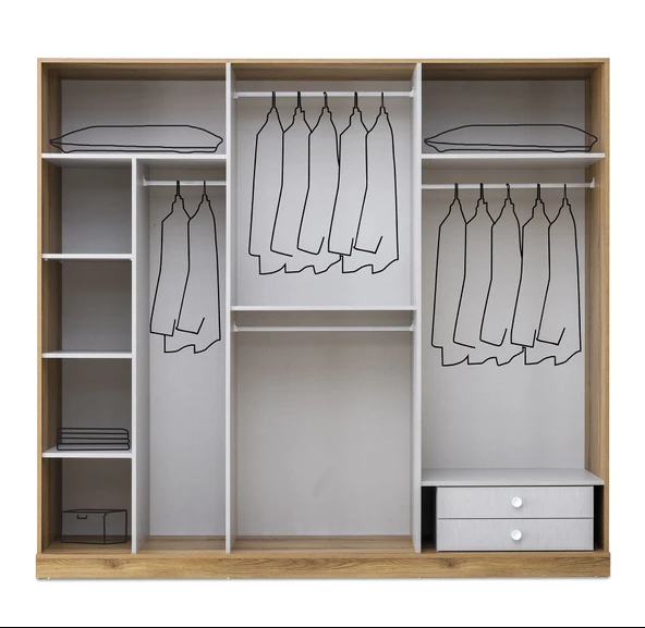 TİSAN MDF BAZALI YATAK ODASI TAKIMI - Resim 5