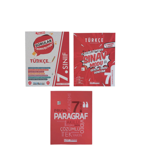 PRUVA  7. SINIF 3LÜ SET