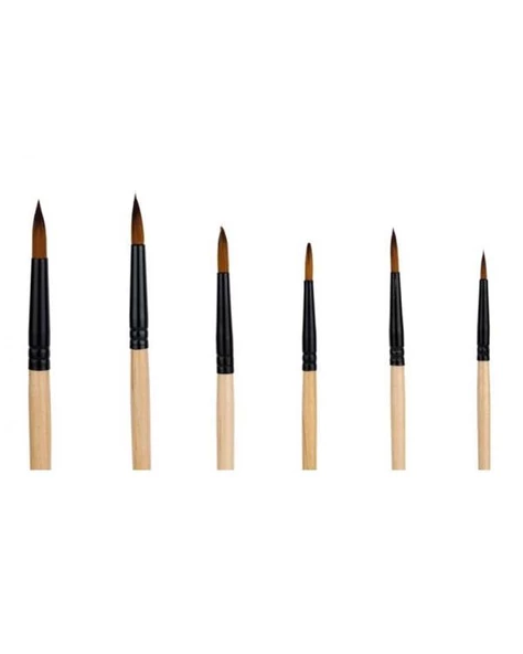 Rich Yuvarlak Uç Fırça Seti 6lı Set 5 - 2