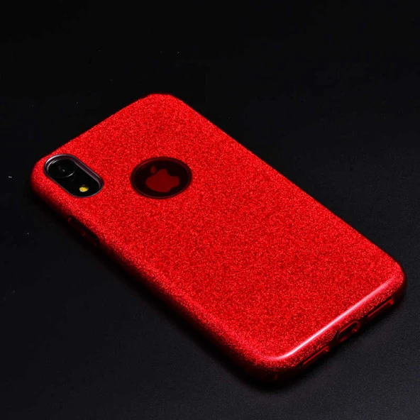 Apple  iPhone XR 6.1 Kılıf Renkli Parıltılı Simli Işıltılı Silikon Kapak (SHİNİNG)