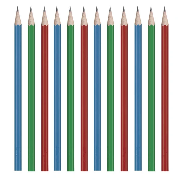 Gen-Of HB Köşeli Kurşun Kalem (GEN-6000) 12 Adet - 3