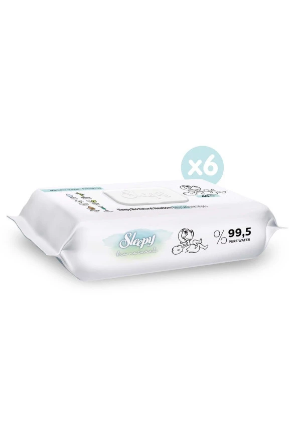 Sleepy Bio Natural Yenidoğan Islak Bebek Bakım Havlusu 6x40 (240 Yaprak) - 2