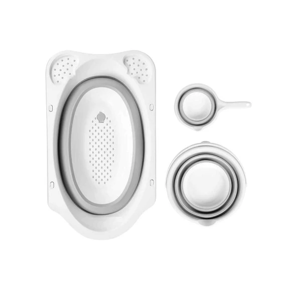 Wellgro 4 Parça Bebek Küvet Seti File hediyeli - 7