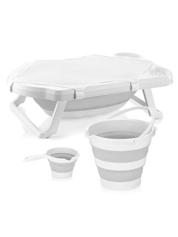 Wellgro 4 Parça Bebek Küvet Seti File hediyeli - 11