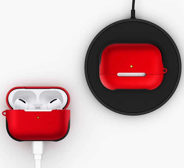 Apple Airpods Pro Kılıf Zore Shockproof Silikon - 8