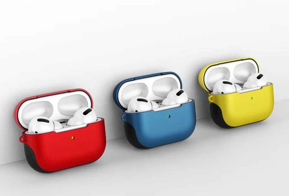 Apple Airpods Pro Kılıf Zore Shockproof Silikon - 6