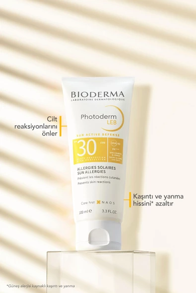 Bioderma Photoderm Leb Spf 30 Hassas Ciltler Güneş Alerjisi Karşıtı Jel Formda Yüz Güneş Kremi 100 Ml - 4