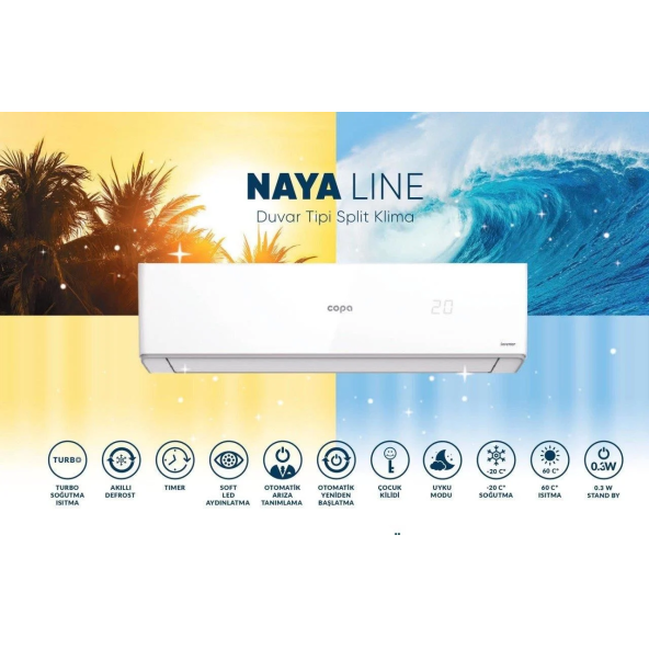 COPA NAYA LINE 9000 BTU A++ R32 INVERTER