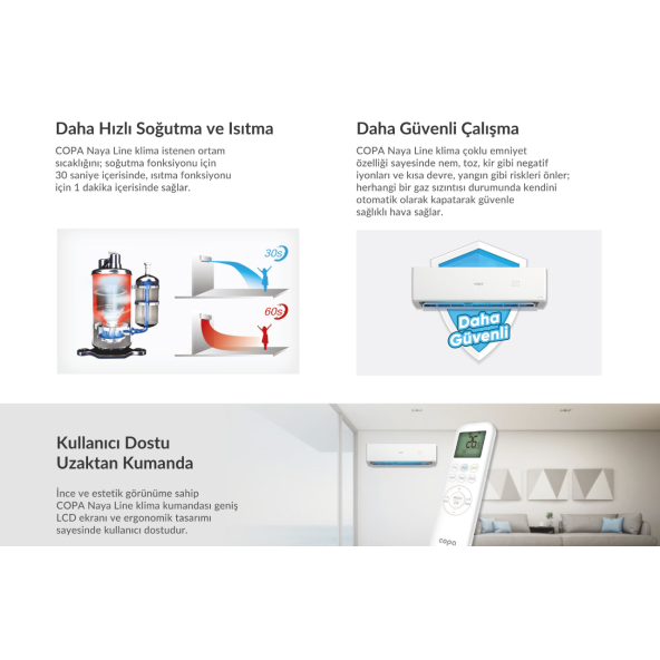 COPA NAYA LINE 9000 BTU A++ R32 INVERTER - 5