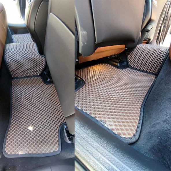 Bod Chery Tiggo 8 Pro 3D Havuzlu Paspas ve Bagaj Havuzu Seti 2023-Sonrası Kahve - 3