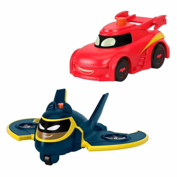 Fisher Price Batwheels Işıklı Yarışçılar Redbird & Batwing 2’li Paket HML26 - 3