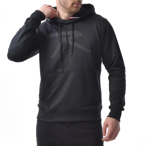 Raru Erkek Sweatshirt VIRTUS SİYAH RKPS101-005