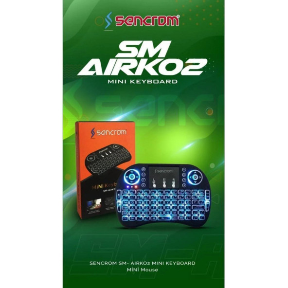 SENCROM SM-AIR-KO2 MİNİ ANDROİD KLAVYE