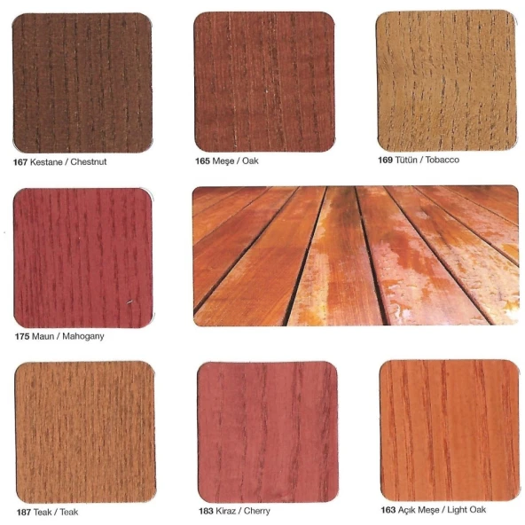 Polisan Politex Mat Vernikli Ahşap Koruyucu 2,5lt Fındık - Resim 3