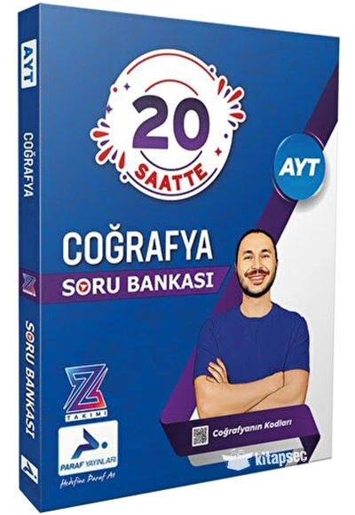 PARAF AYT 20 SAATTE COĞRAFYA SORU BANKASI Z TAKIMI ürün görseli 1