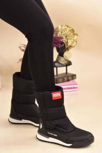 U.S Polo Assn. CLARK 4PR 101812631 Kadın Kar Botu Siyah 36-40 - 2