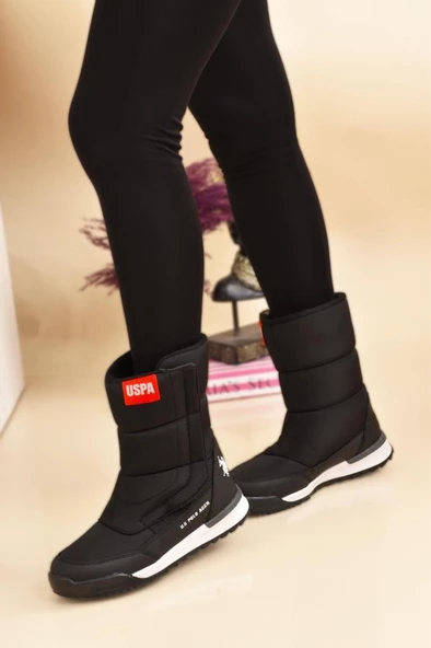 U.S Polo Assn. CLARK 4PR 101812631 Kadın Kar Botu Siyah 36-40