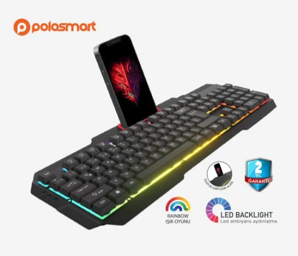 Polosmart Gaming Oyuncu Klavye Pgm20