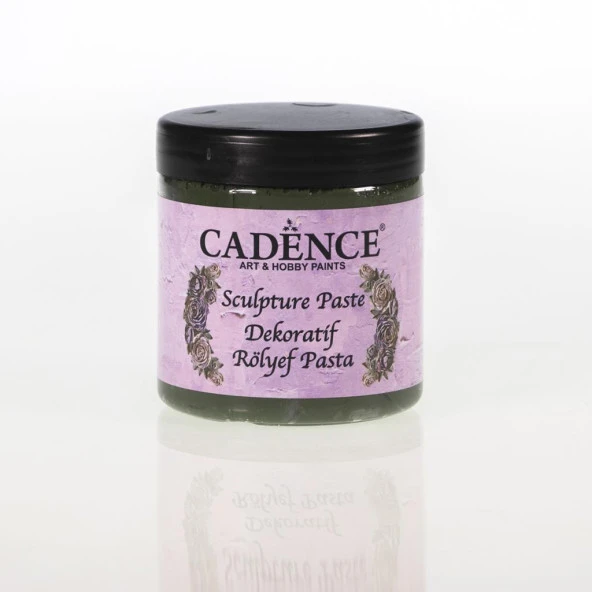 Cadence Sculpture Rölyef Pasta 1376 Yonca Yeşili 250ml